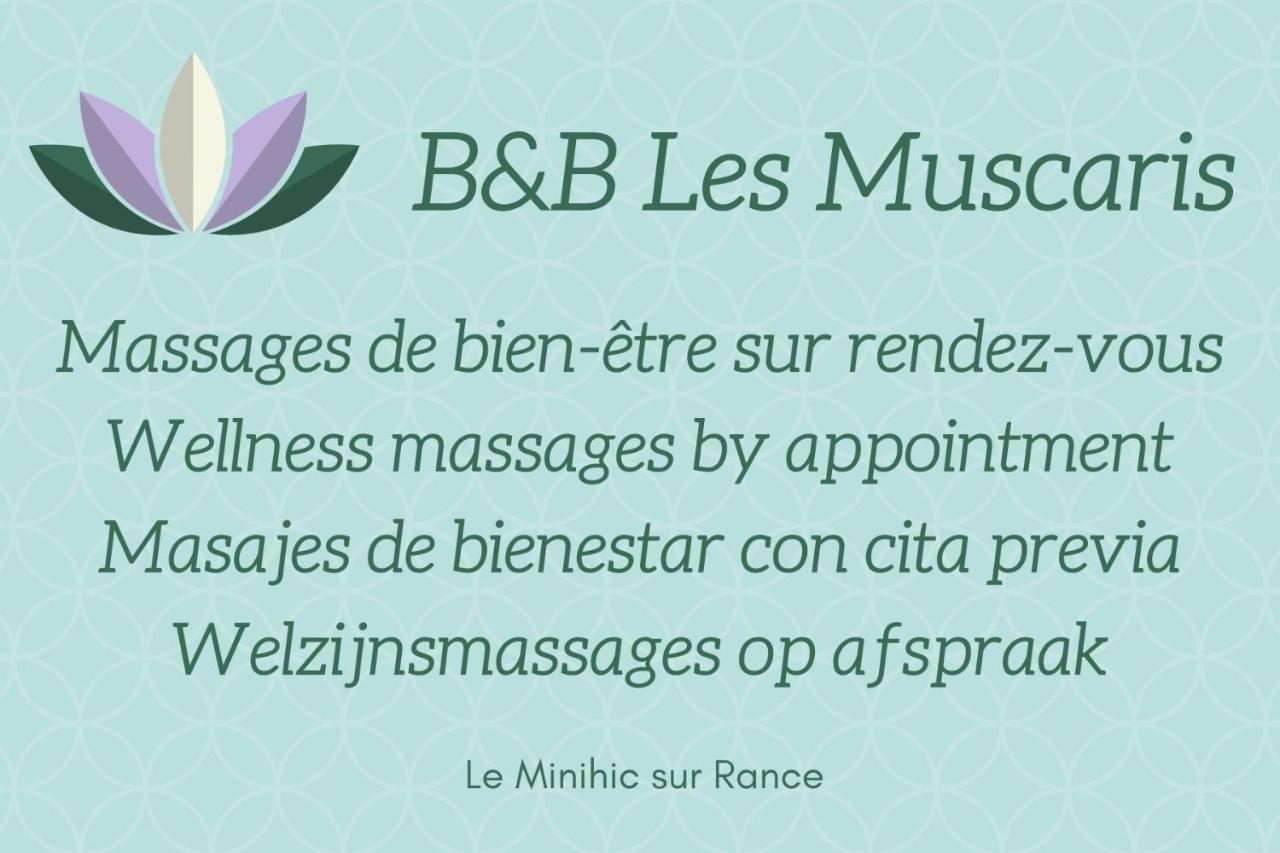 Bed and Breakfast Les Muscaris Le Minihic-sur-Rance Экстерьер фото